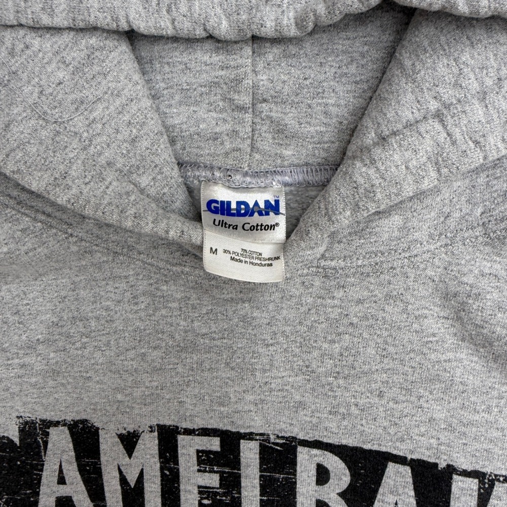 CamelBak Graphic Hoodie Mens Medium Gray Gildan Ultra Cotton Pullover Sweatshirt - Picture 5 of 8